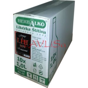 Líh Konzumní 80% 1l x10 ks Jemný Herba Alko