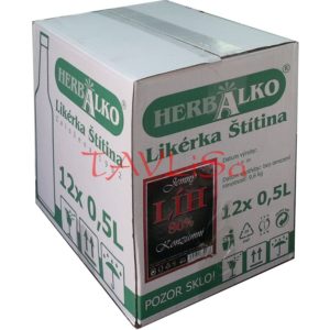 Líh Konzumní 80% 0,5l x12 ks Jemný Herba Alko